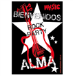 Afiche Pers. Bienvenidos Rock